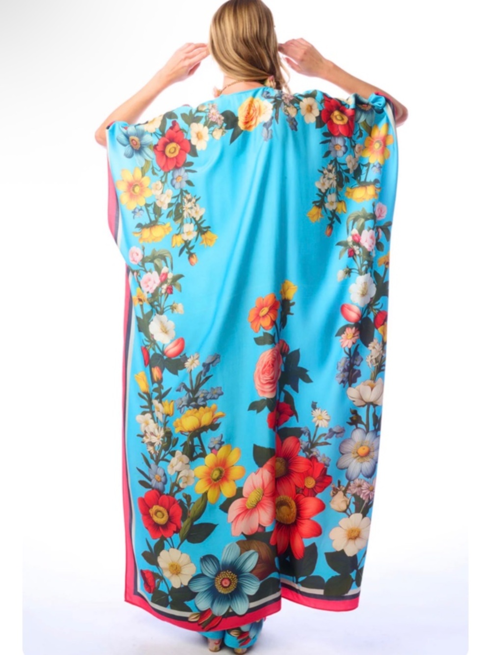 Aratta Floral Garden Maxi Kimono - Picture 6 of 8